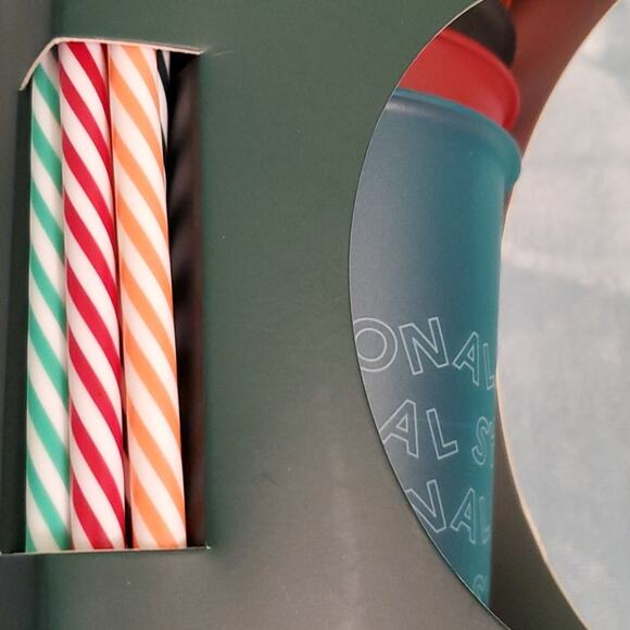 Starbucks Holiday Reusable Cold Cups 5 pack NEW - Picture 3 of 7